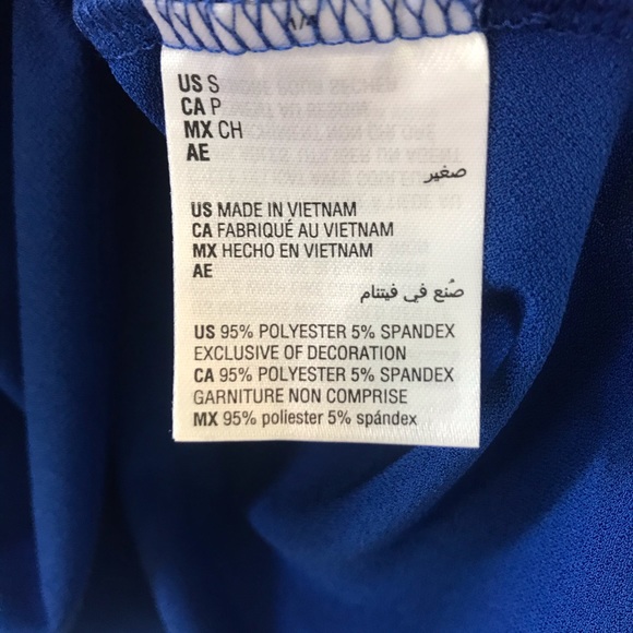 NWT Macy’s Charter Club Royal Blue Blouse (S) - Picture 3 of 5